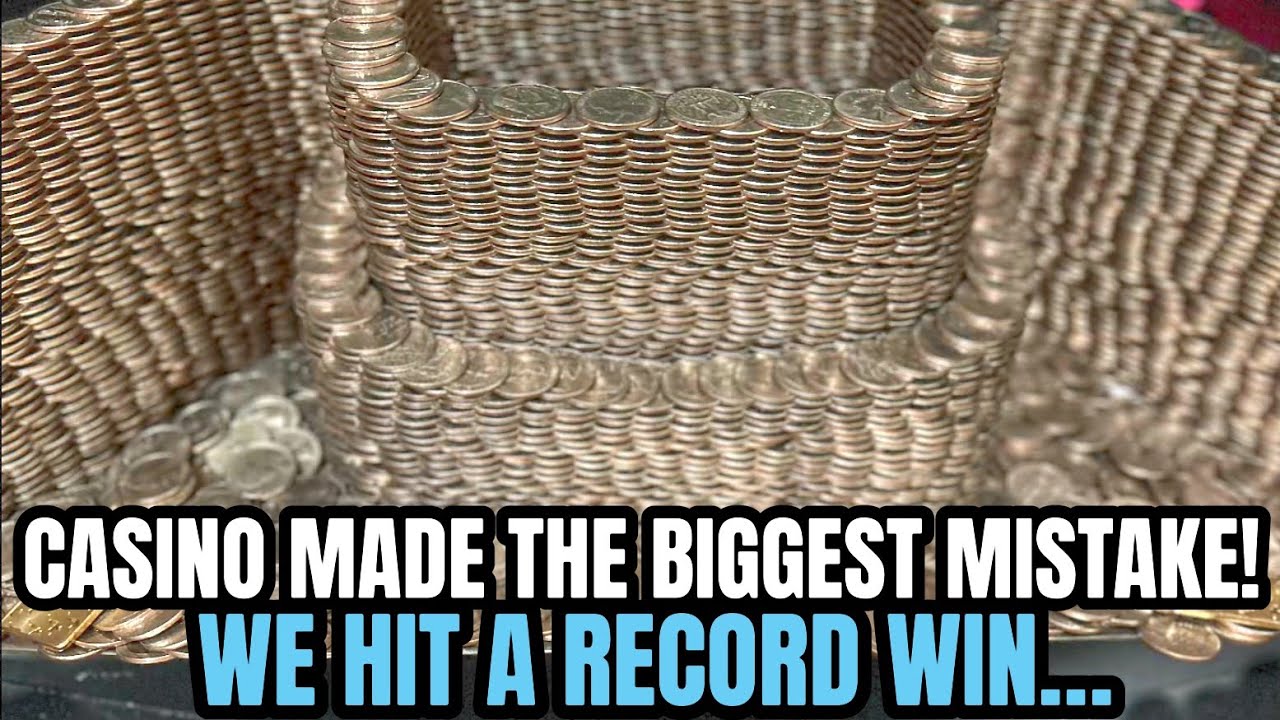 CASINO MADE THE BIGGEST MISTAKE EVER&hellip; NEW &ldquo;RECORD WIN&rdquo; INSIDE THE HIGH LIMIT COIN PUSHER JACKPOT!!!