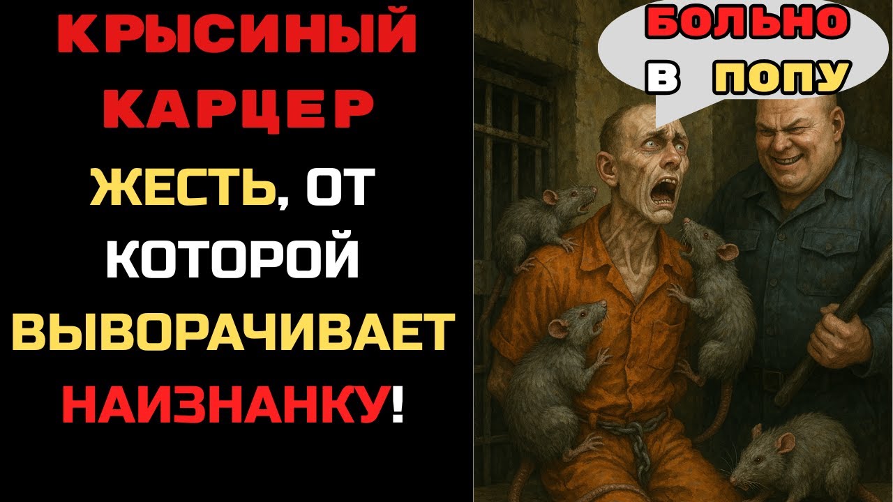 КРЫСИНЫЙ КАРЦЕР: Что творят с КРЫСАМИ и ЧУШКАМИ в тюрьме? ЖЕСТЬ, от которой вырывает!
