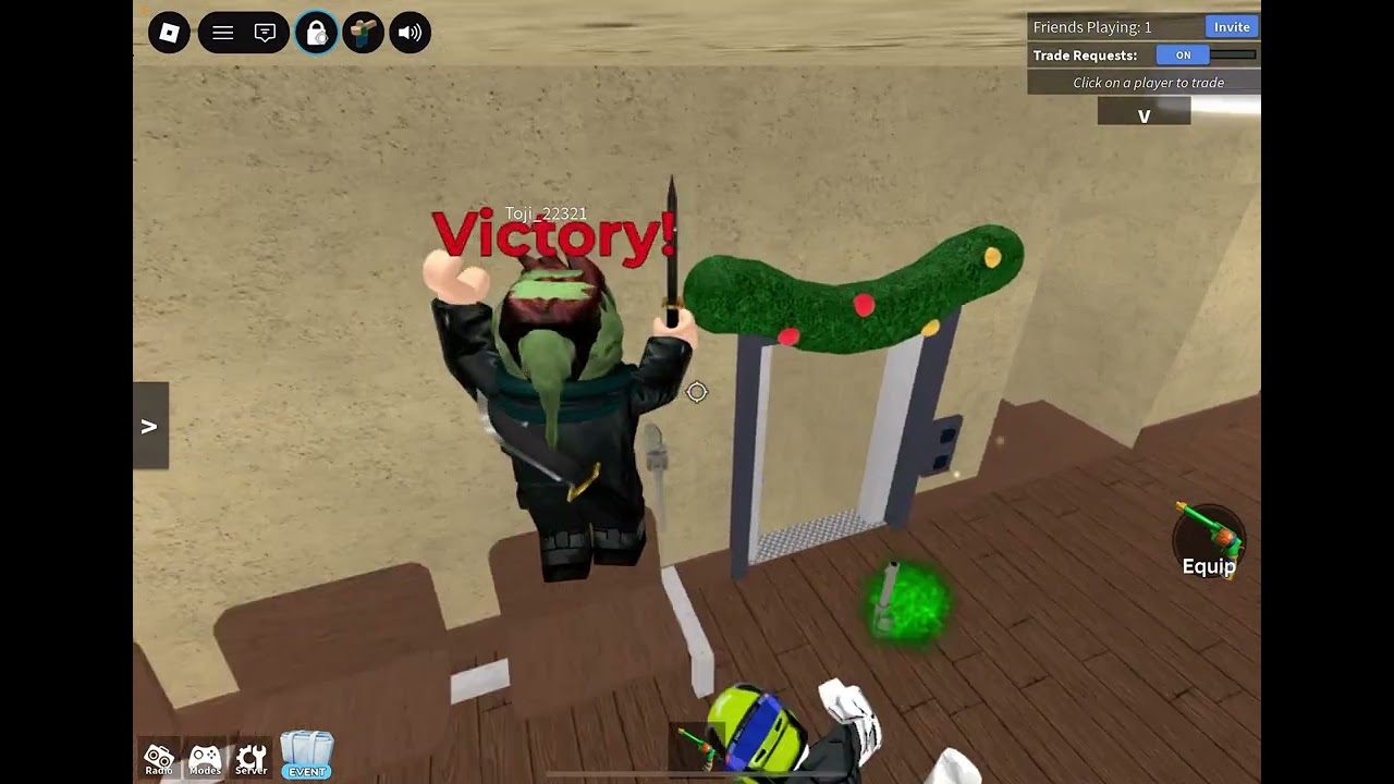 أنا و اخوي 1v1 في MM2