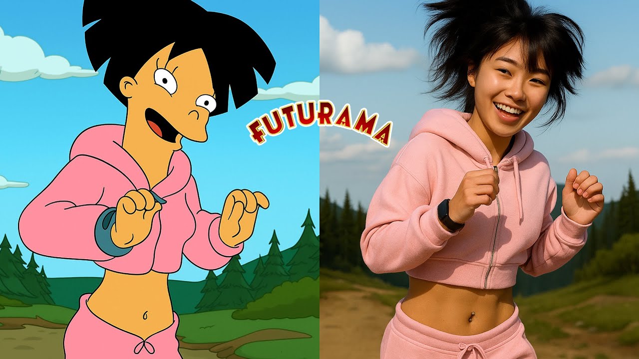 Futurama Characters Reimagined in Real Life with AI! | (AI Generated)