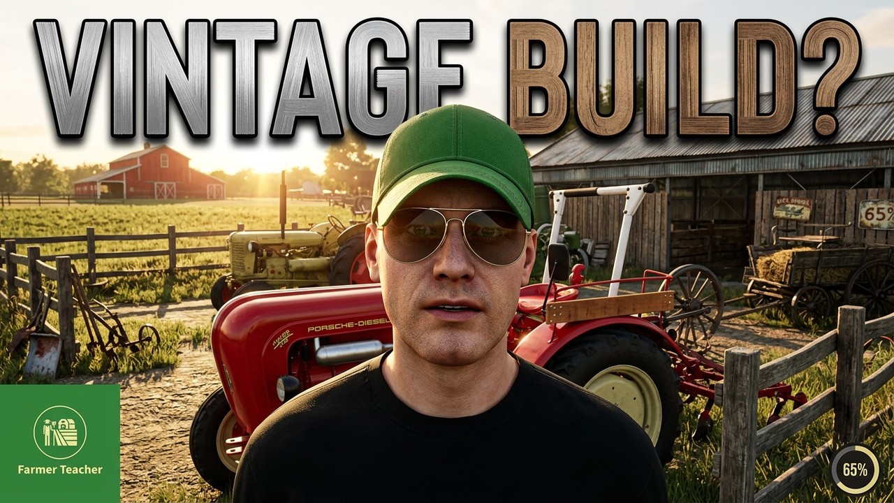 Can You Build a Vintage Farm With Old Tractors?
