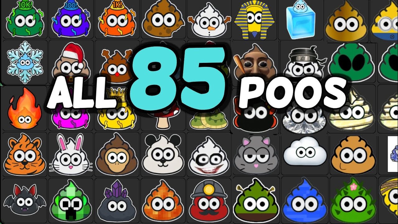 How to Get ALL 85 POU POOS in FIND THE POU POOS Roblox