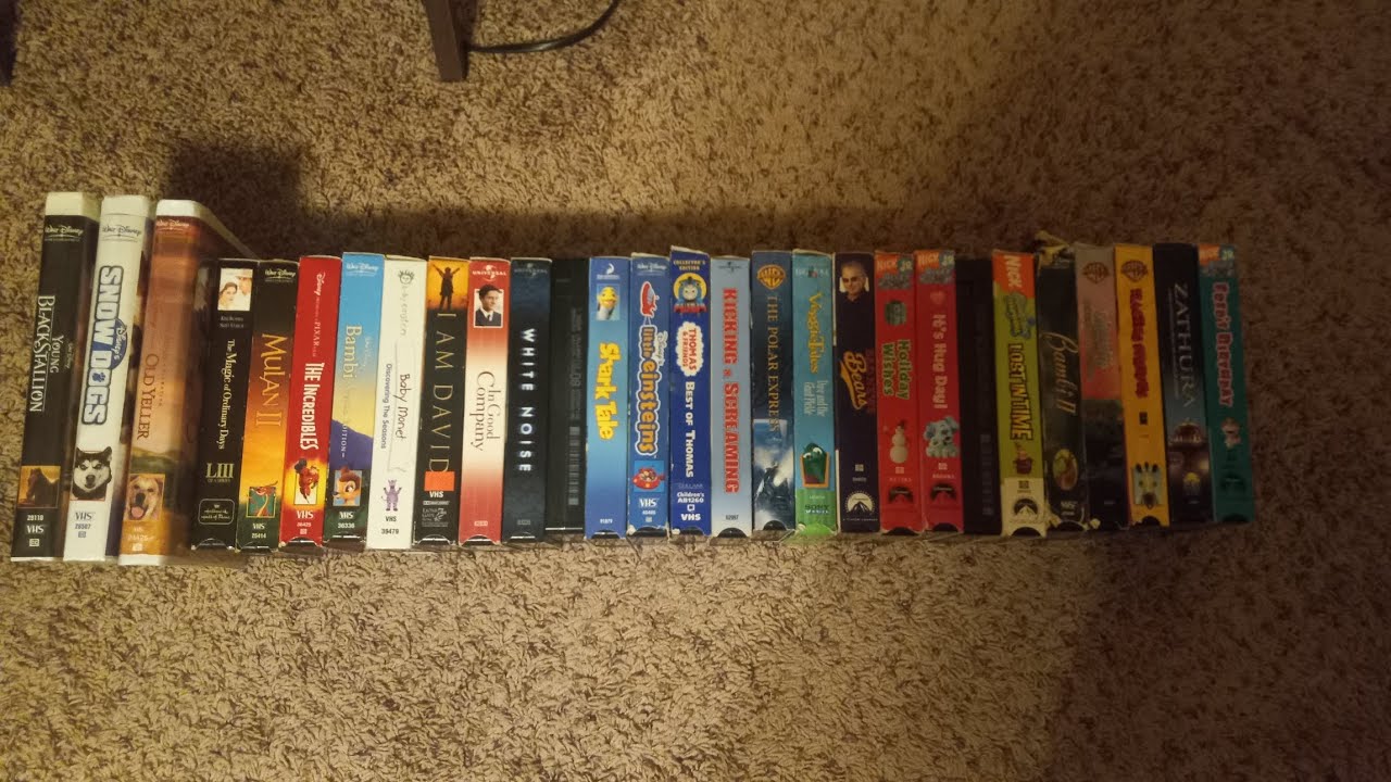 My 2005-2006 VHS Collection