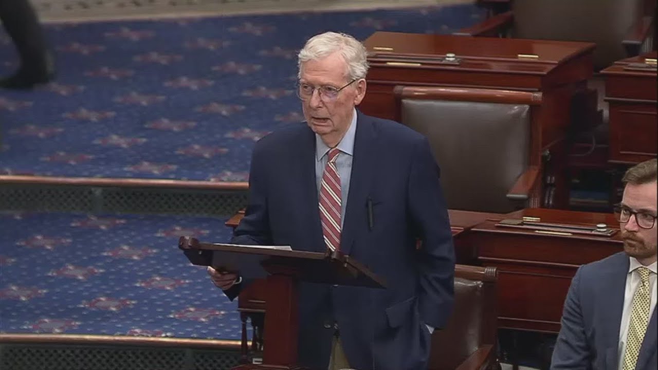 FULL | Sen. Mitch McConnell speaks in support of Trump's actions against Iran