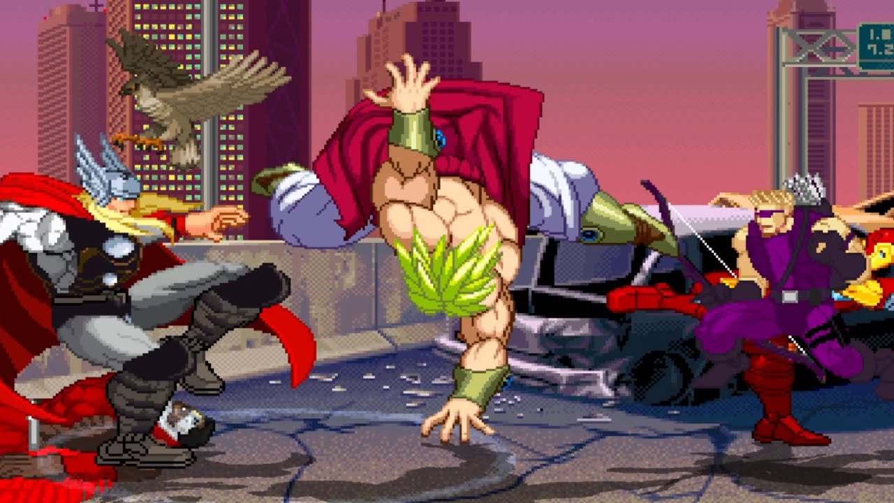 Broly (LSS) vs Avengers - MUGEN Multiverse