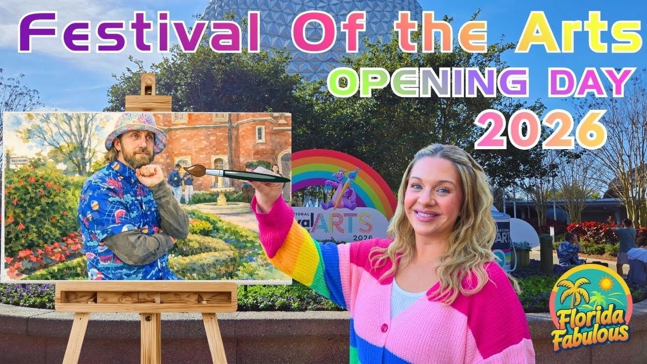 FIRST LOOK! 👀 of EPCOT Festival of the Arts 2026