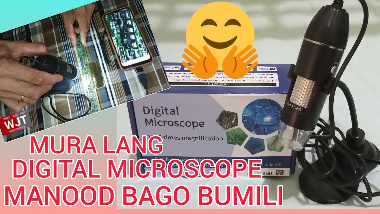 CHEAPEST DIGITAL USB MICROSCOPE UNBOXING