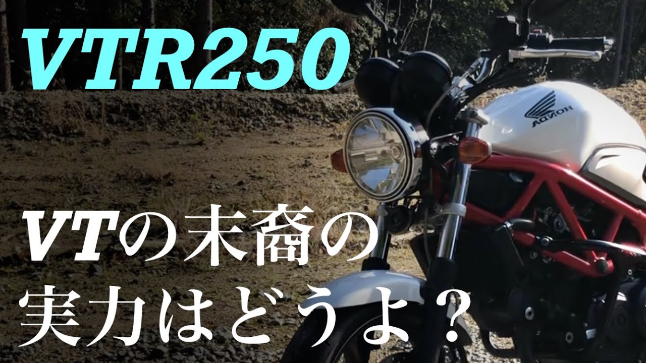 【VTR250】インプレッション(前編)　足付き性抜群のVツインスポーツ