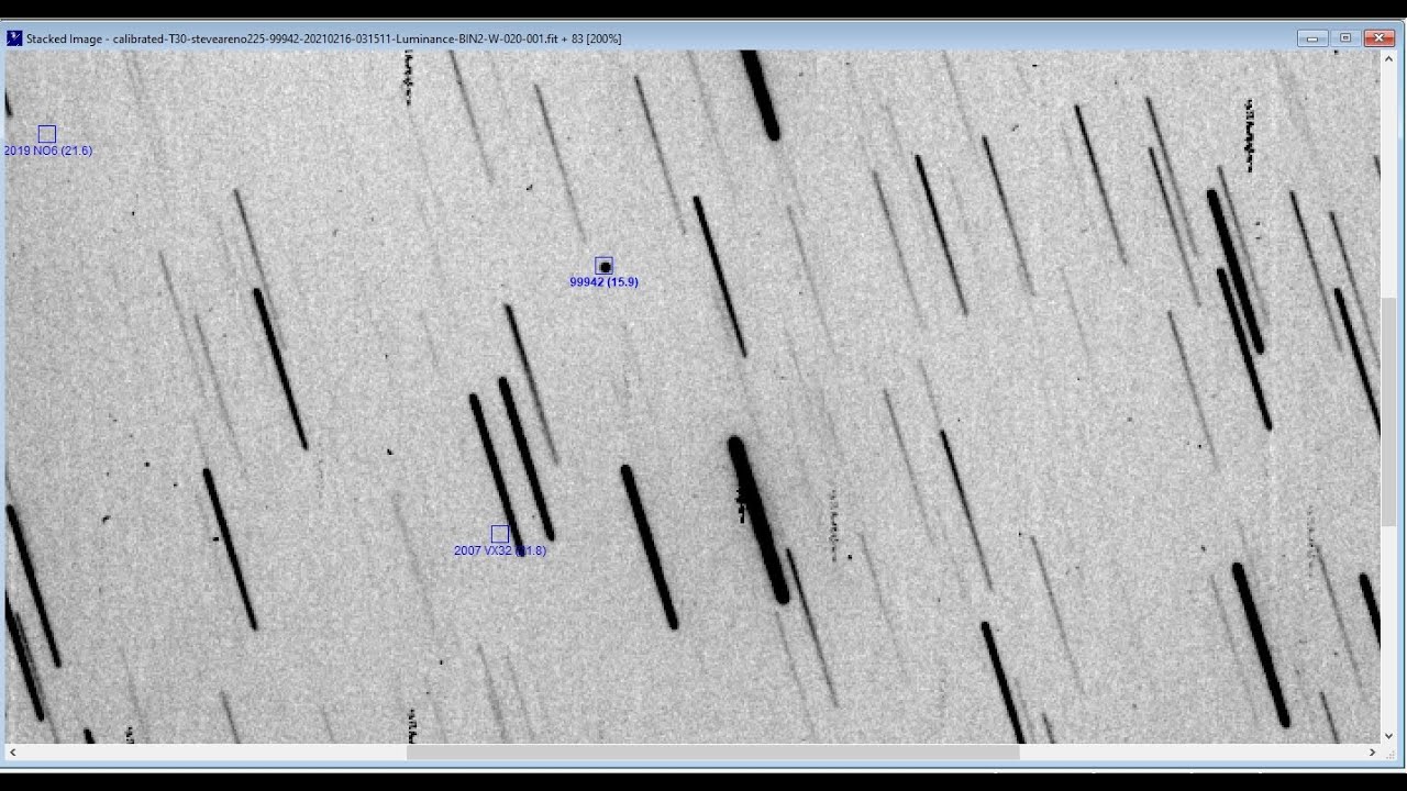 99942 Apophis (2004 MN4) on 2021-02-16