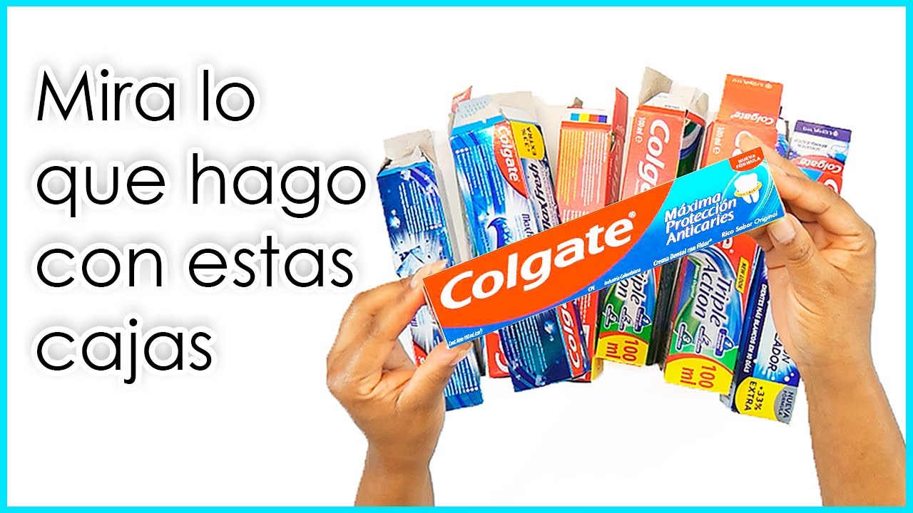IDEA para Reciclar CAJAS de Pasta Dental SIN GASTAR - Ecobrisa