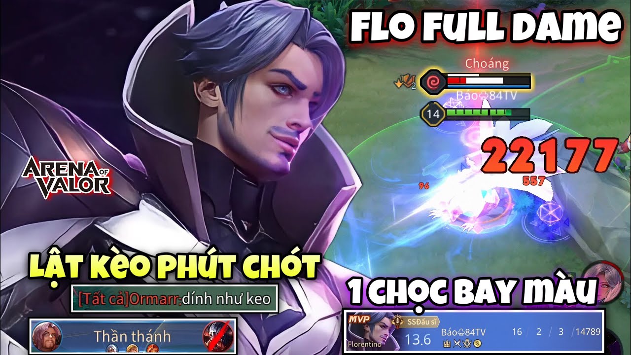 Gặp Đồng Đội AFK Còn Mất 3 Đường Và Màn Múa Florentino Full Dame Siêu Khét Lật Kèo Phút Chót