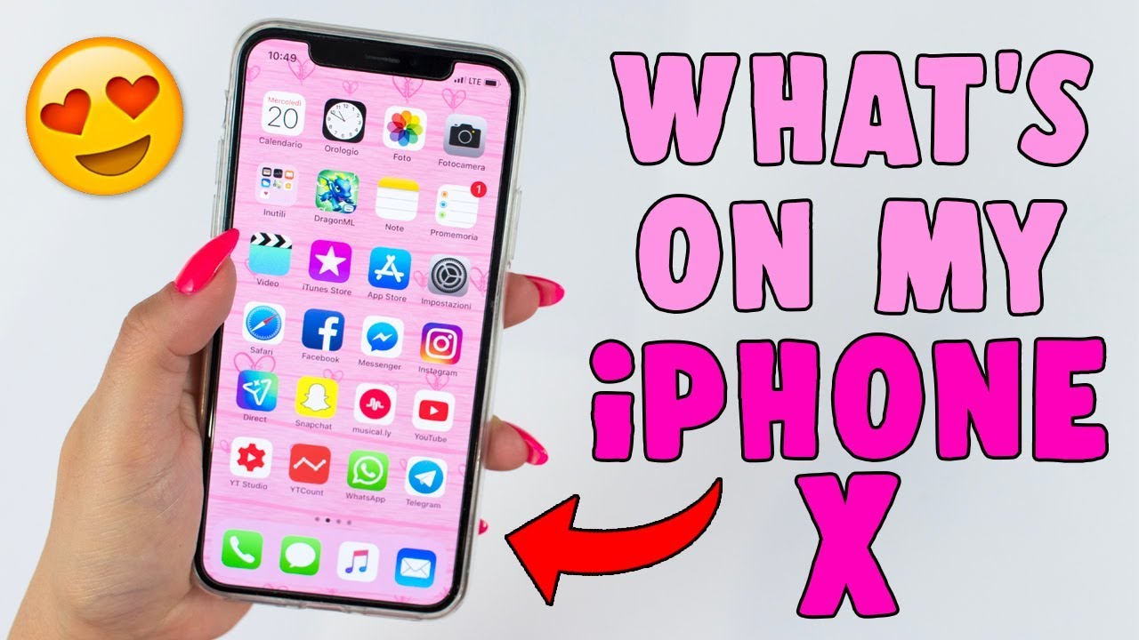WHAT'S ON MY iPHONE X
