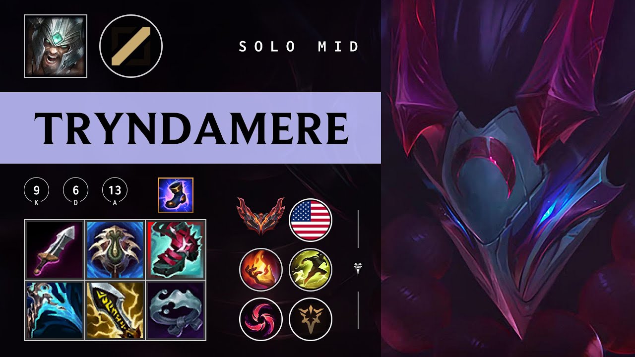 Tryndamere Mid vs Brand - NA Grandmaster Patch 26.02