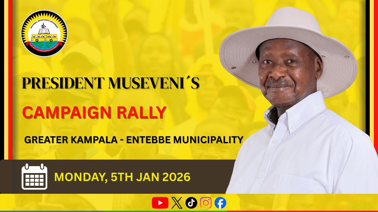 LIVE: President Yoweri Museveni In Entebbe - Buganda Sub-region | Campaign Trail – 05 Jan 2026