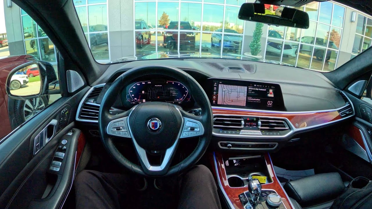 BMW Alpina XB7 2021 года &mdash; тест-драйв от первого лица.