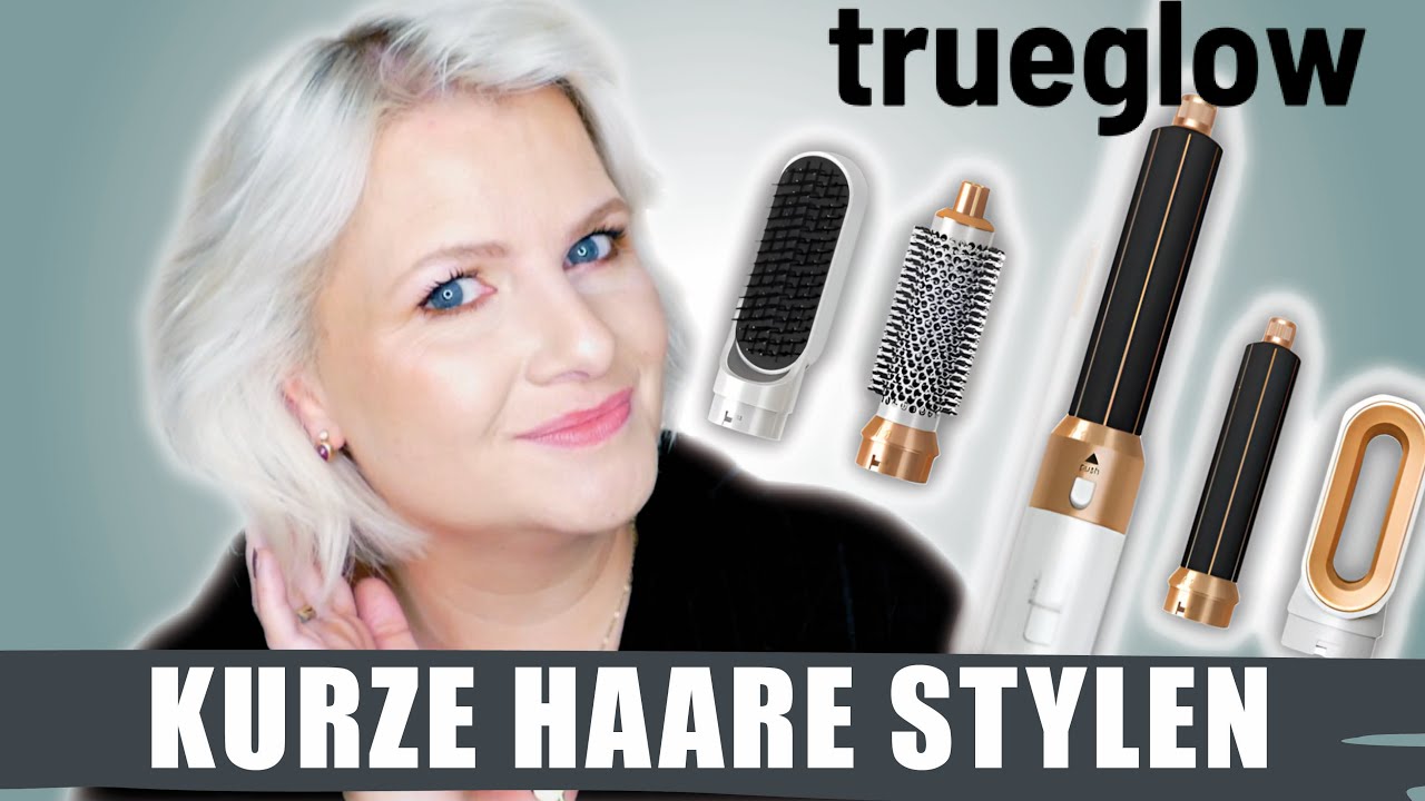 TRUEGLOW'S Haarstyler im LIVETEST ✨ Kurze Haare
