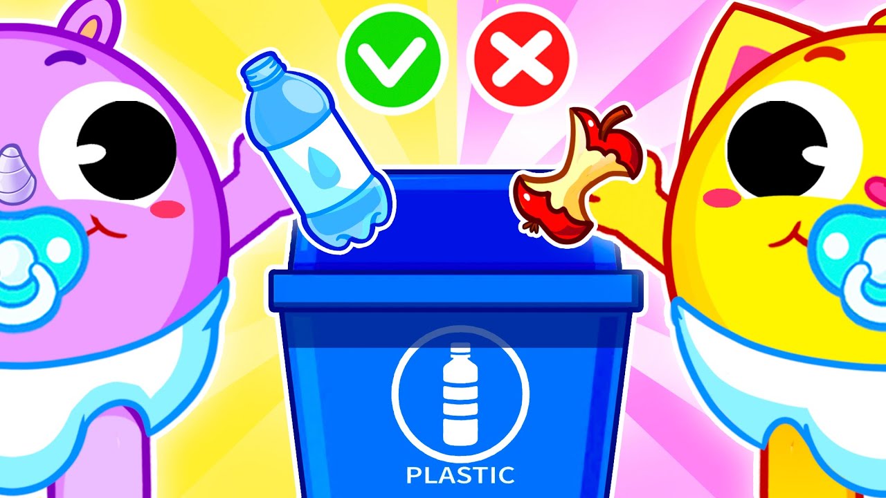 Clean Up Trash Right for Kids | Funny Songs For Baby & Nursery Rhymes by Toddler Zoo