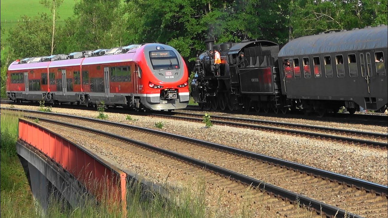 Bahnverkehr Allgäu aus Kempten, Günzach & Buchloe mit 🦈Pesa Link, BR612, BR218, Astoro