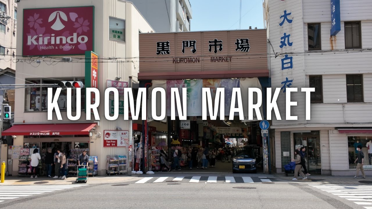 We visited Kuromon Market and checked some of their food!