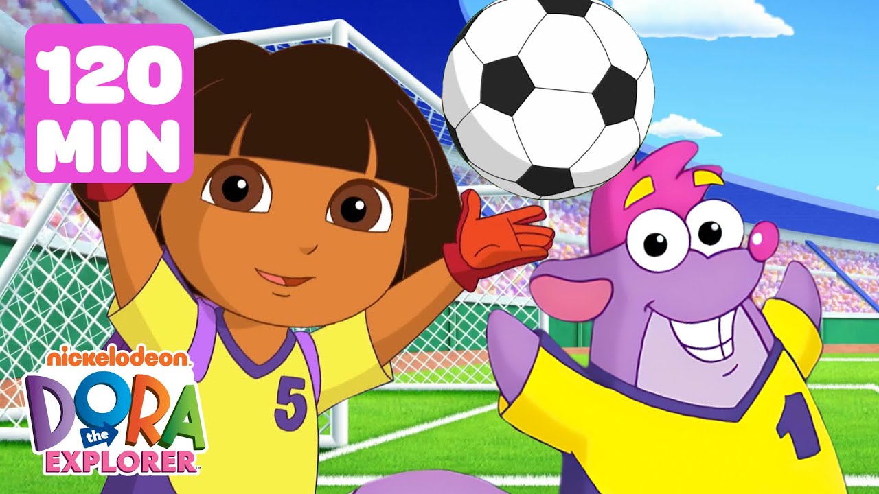 Dora the Explorer’s Daring Sports Rescues ⚾️⚽️ Let's Play Outside for 120 Minutes | Dora & Friends