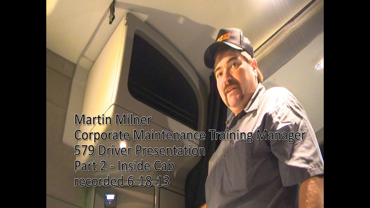 TMC Transportation Peterbilt 579 Inside Briefing