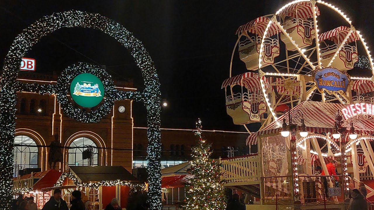 Weinachtsmarkt Hauptbahnhof Hannover 2025