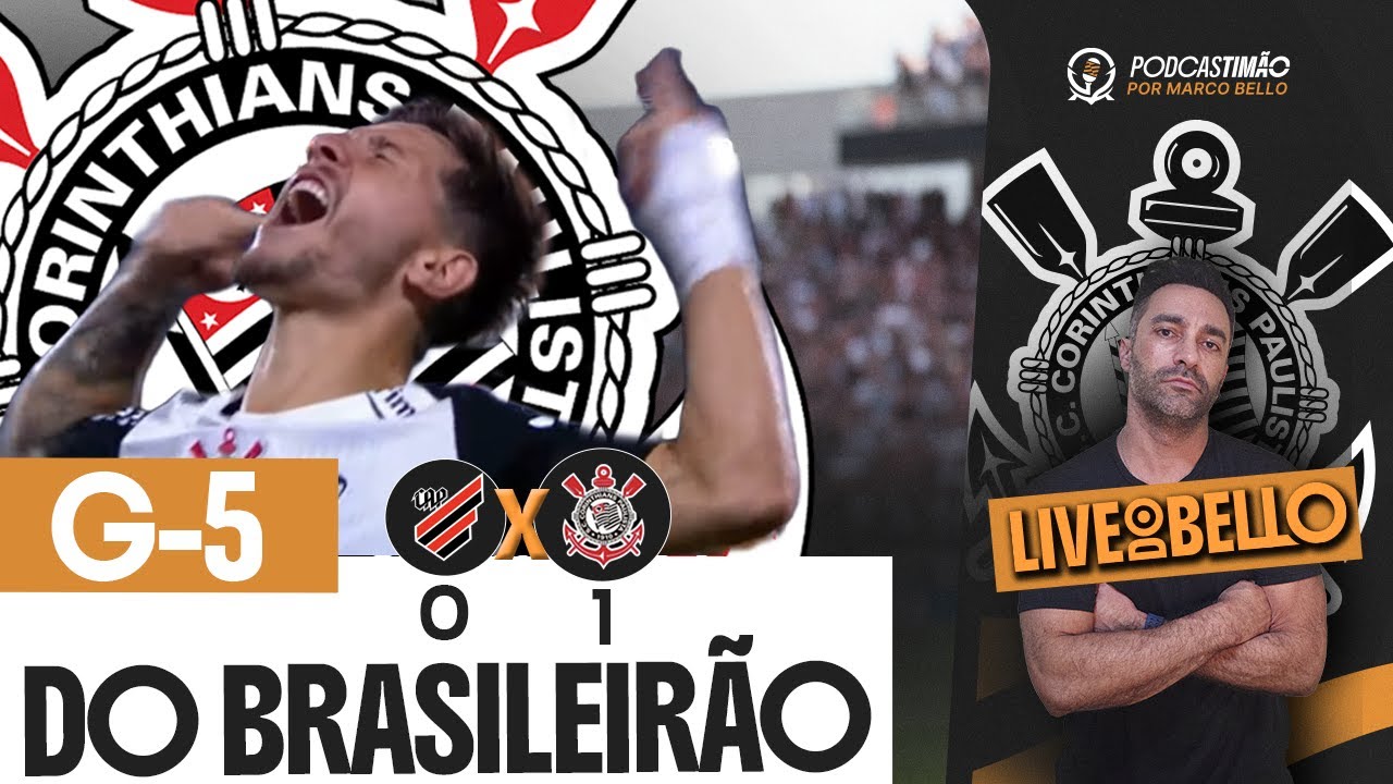 CORINTHIANS GANHA FORA DE CASA COM GOLAÇO DE GARRO E ENTRA PARA O G-5 DO CAMPEONATO BRASILEIRO