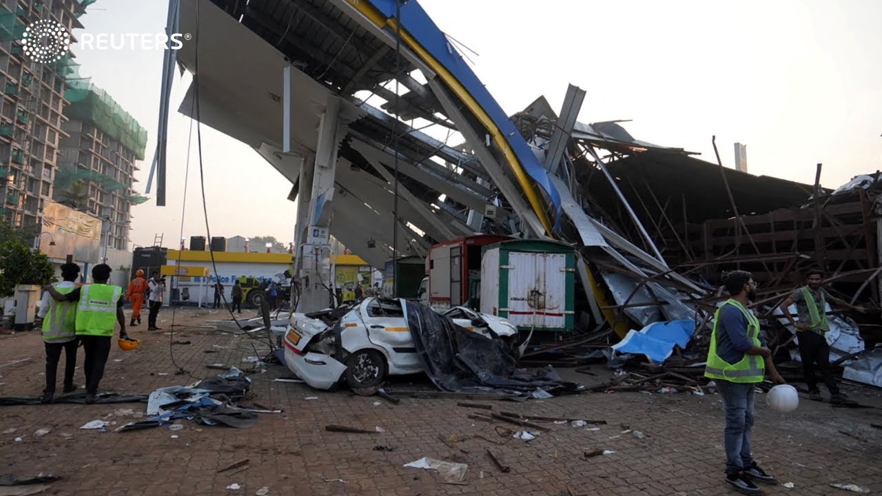 Rescuers search after deadly billboard fall in Mumbai | REUTERS
