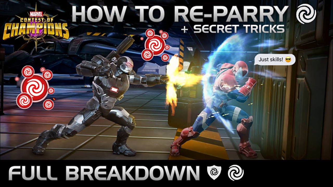 How to Re-Parry (Mid in combo) Fully Breakdown - Marvel Contest of Champions