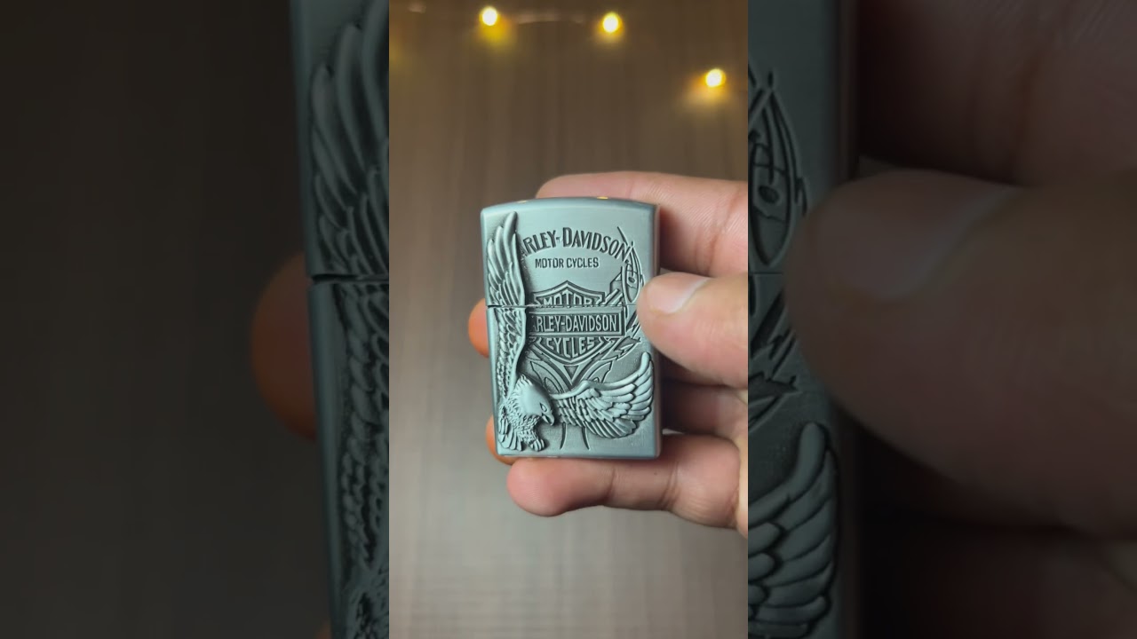 Harley Davidson metal lighter           #lighter#fancy #metal#pocket