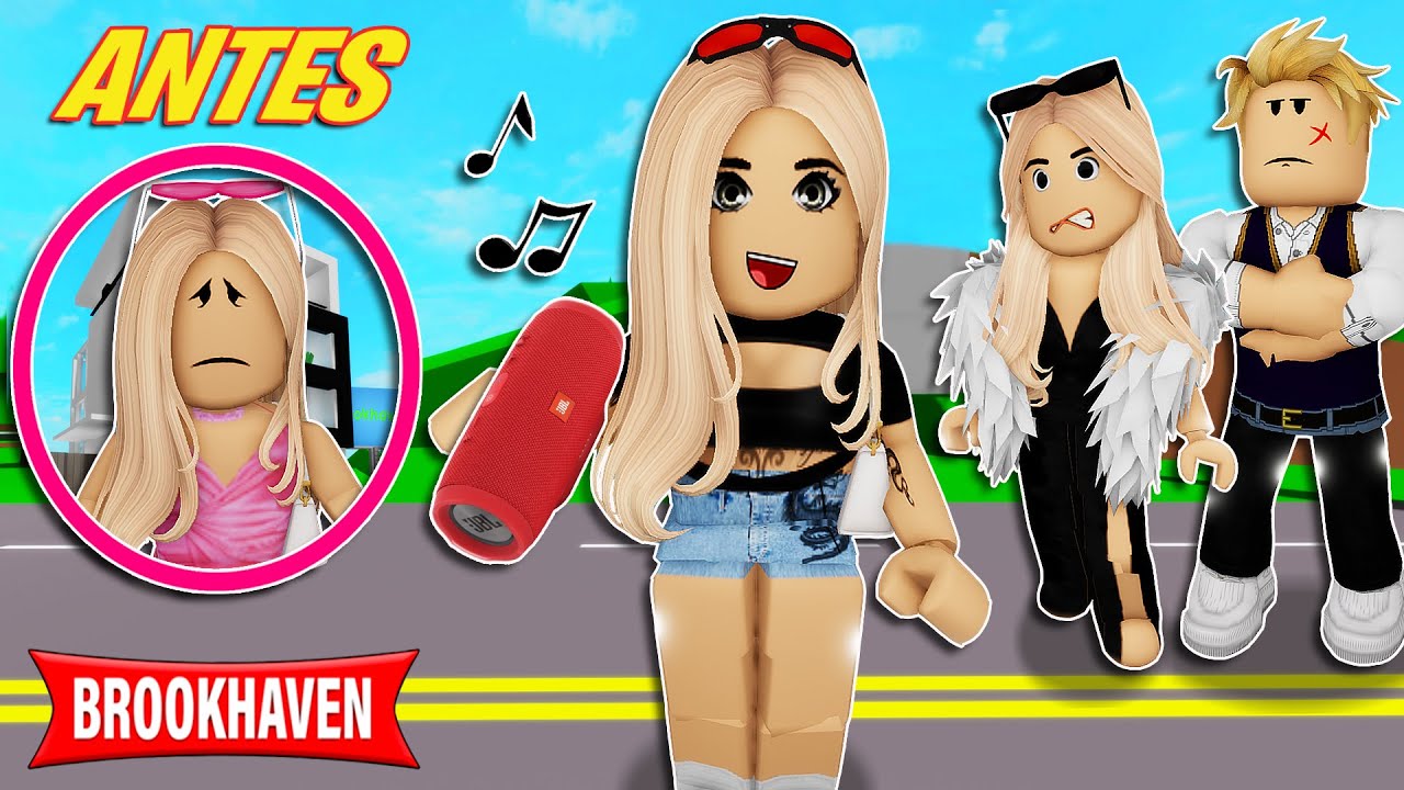 A PATRICINHA NÃO TINHA ATENÇÃO DOS PAIS VIROU FUNKEIRA| Historinhas Brookhaven Roblox | Bibi e Lud