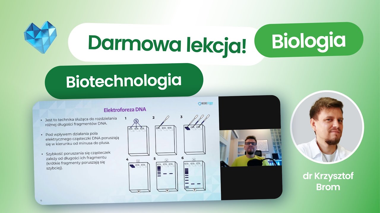 Biotechnologia – matura biologia 2026+ Kurs maturalny z biologii Biomedica Darmowa lekcja