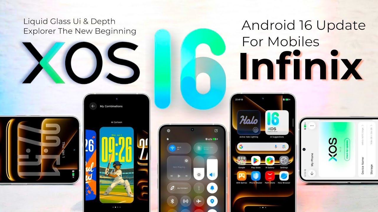 Обновление Infinix XOS 16 🔥 для мобильных телефонов Infinix с функциями и датой выхода XOS 16