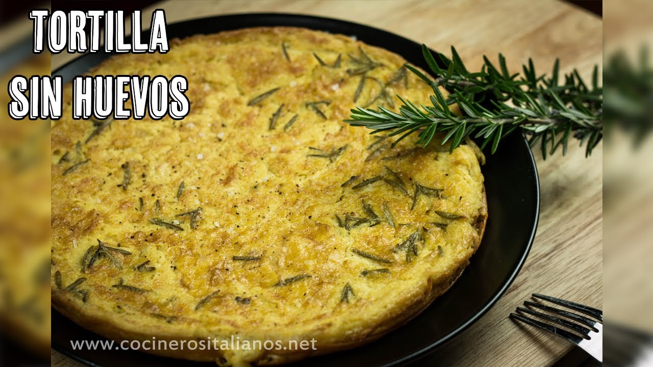 Tortilla sin Huevos - Vegana con harina de Garbanzos - Omelette - Como hacer Fainá - Farinata