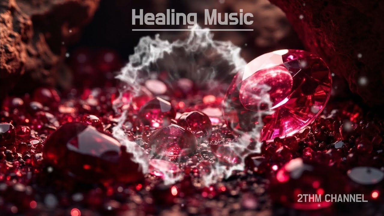 Healing Music    카페음악.  힐링음악.  8 hours  Red gem in the cave