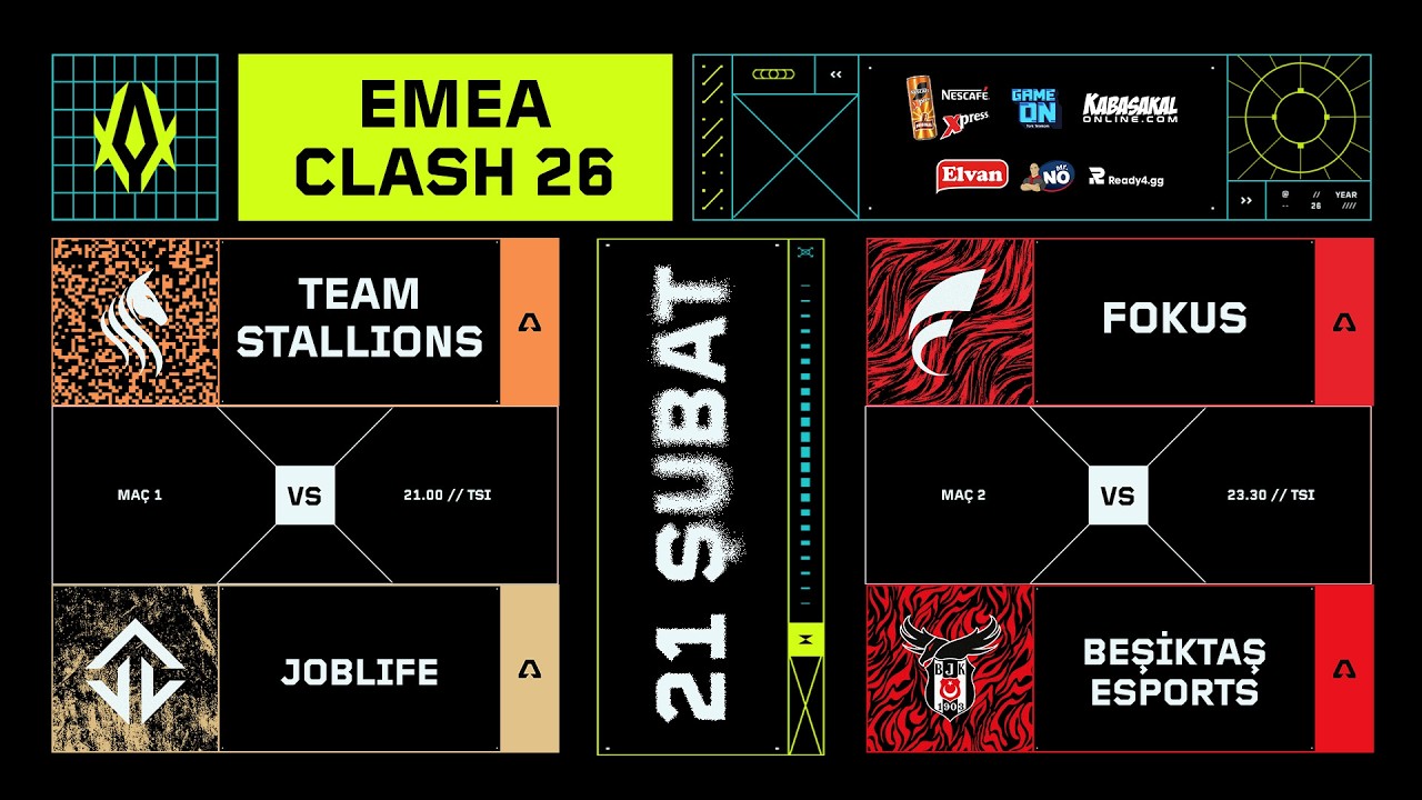 STS 🆚 JL — FKS 🆚 BJK | EMEA Clash — Lower Round 1