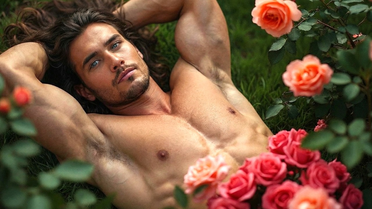The Most Handsome Men in a Blooming Passion #sensual #handsomes
