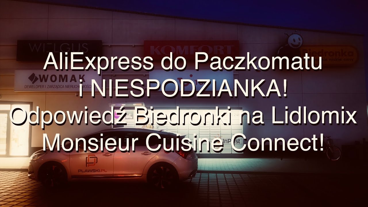 🇵🇱 Aliexpress do Paczkomatu -czy będzie CŁO? I HIT - Biedromix Hoffen Smart Chef Express