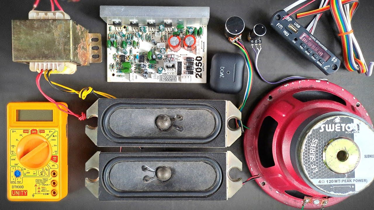 Tda2050 home theater board | A to Z wiring 