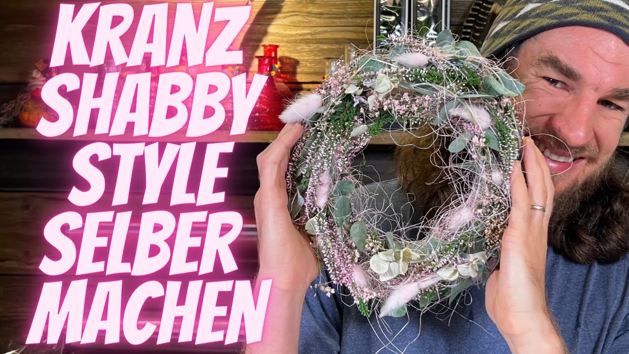 Herbstkranz Shabby chic Style zum selber machen - DIY Anleitung vom Profi