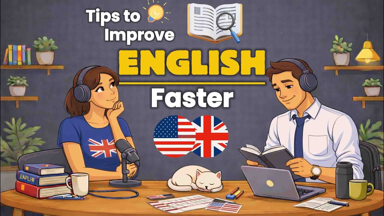 Smart Study Tips for English Learners (A–B Level) |  English Podcast For Easy English Conversation