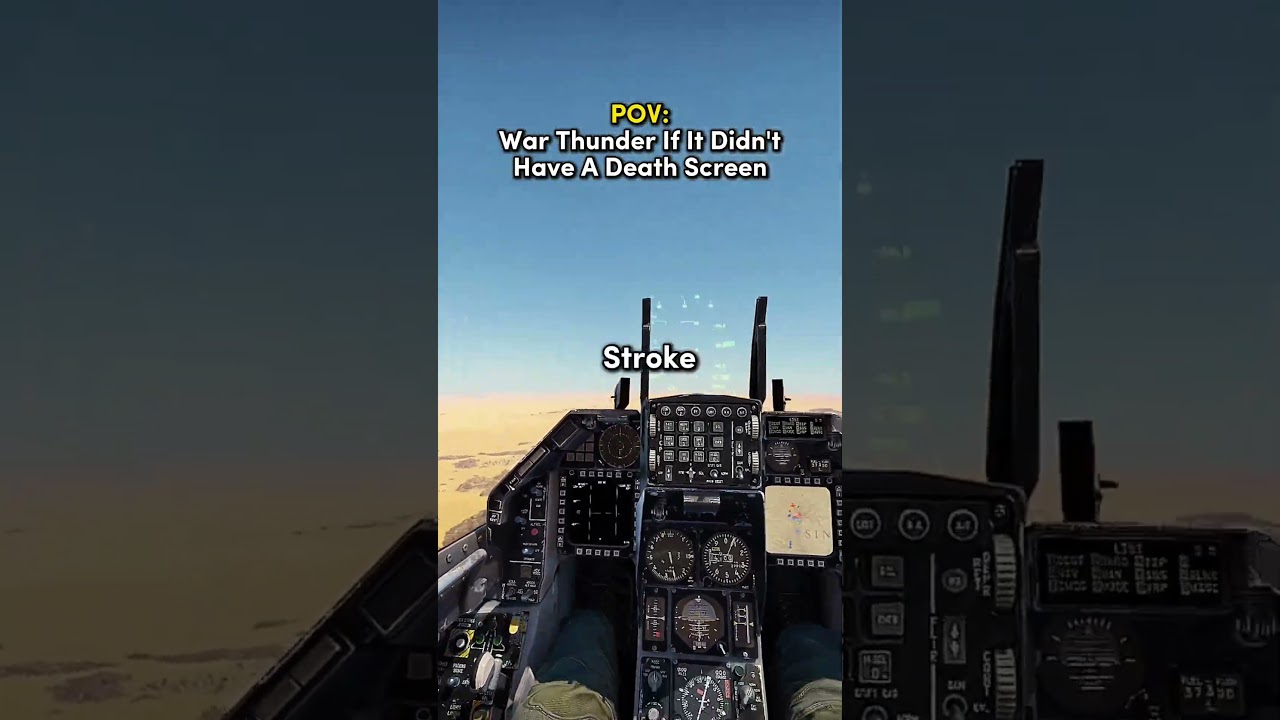 If War Thunder Didn’t Have A Death Screen… ☠️