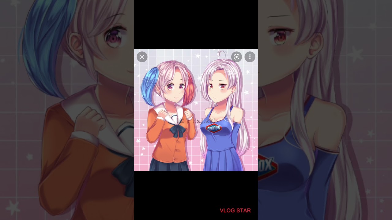 Tide pod Chan x Clorox Chan (not my art) (read description)