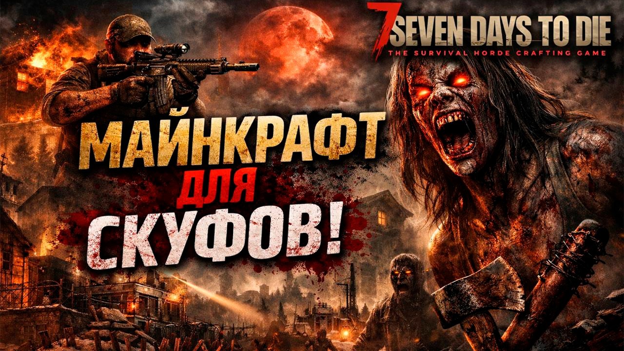 Как играется 7 days to die в 2024 году? ( Обзор 7 севен дейс ту дай)