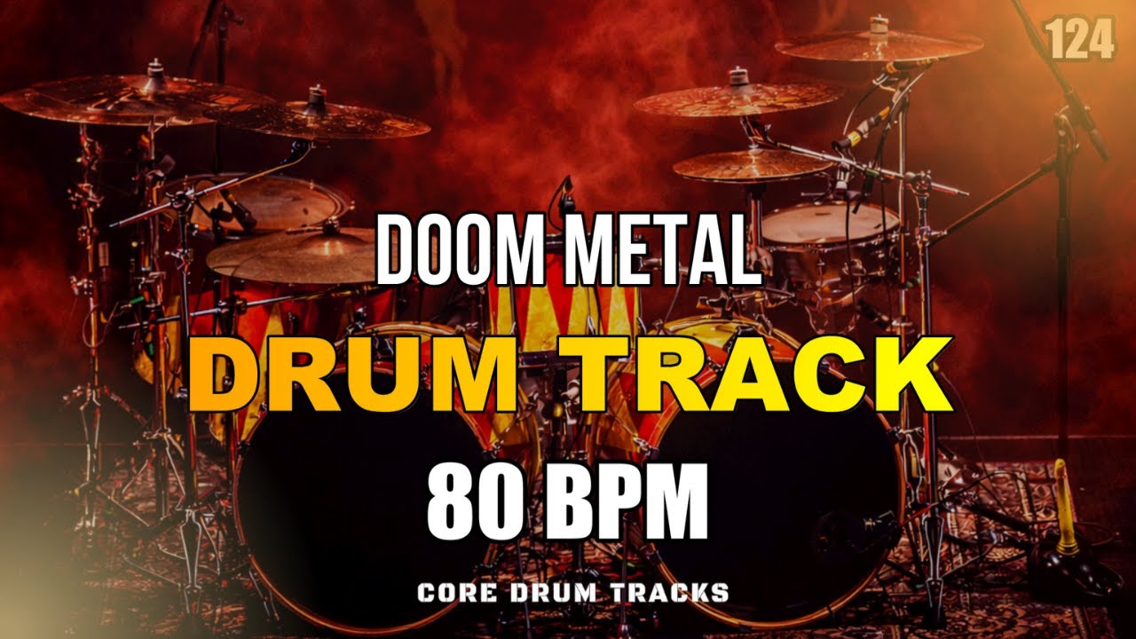 Doom Metal I Drum Track I 80 BPM I Full Arrangement