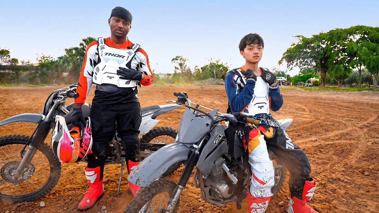 We Tried Riding Dirt Bikes! (ft. YourRAGE)
