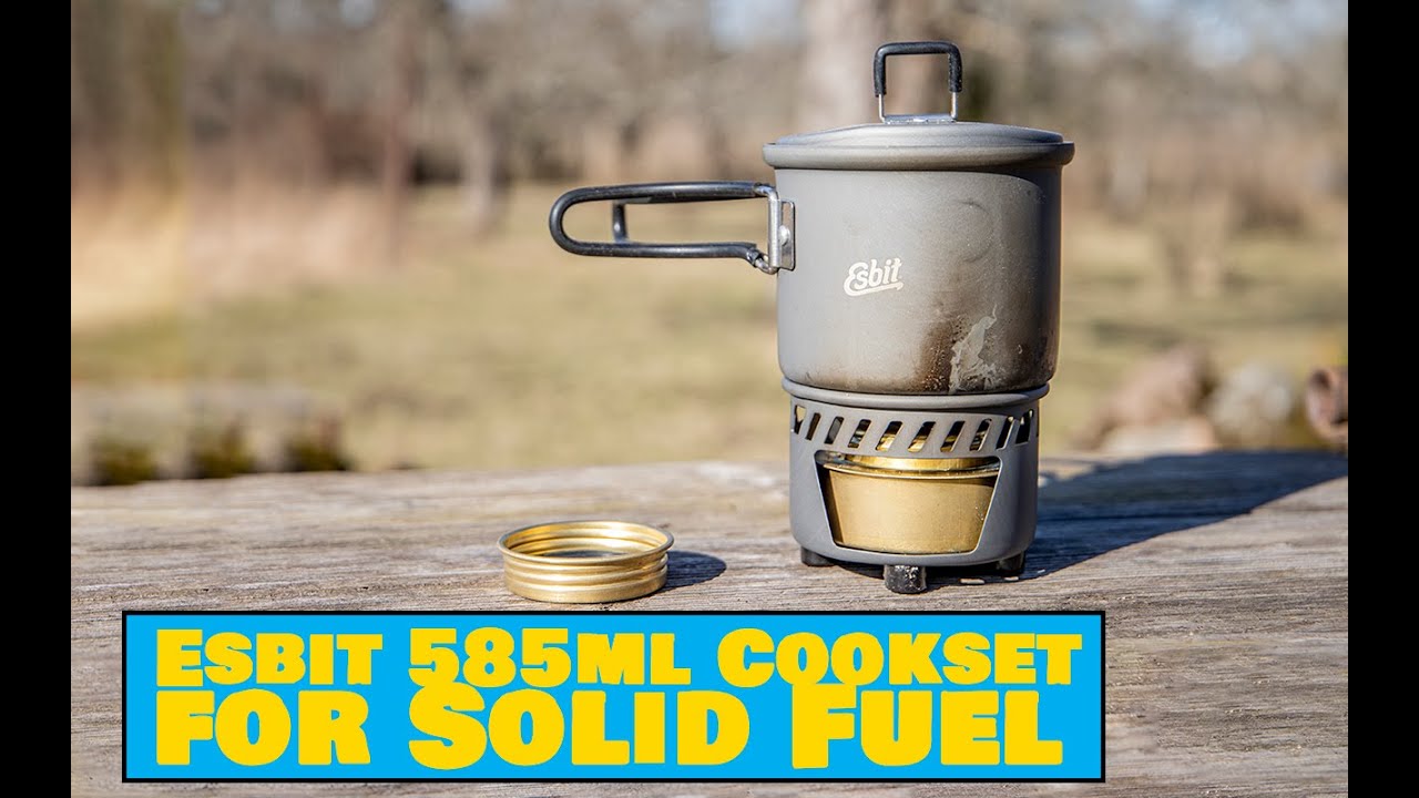 Esbit 585ml Cook Set for Solid Fuel – Easy Outdoors Camping Tools