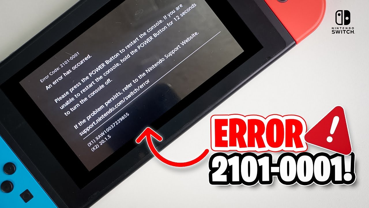 Как исправить ошибку 2101-0001 на Nintendo Switch | Простое руководство по ремонту для Switch, OL...