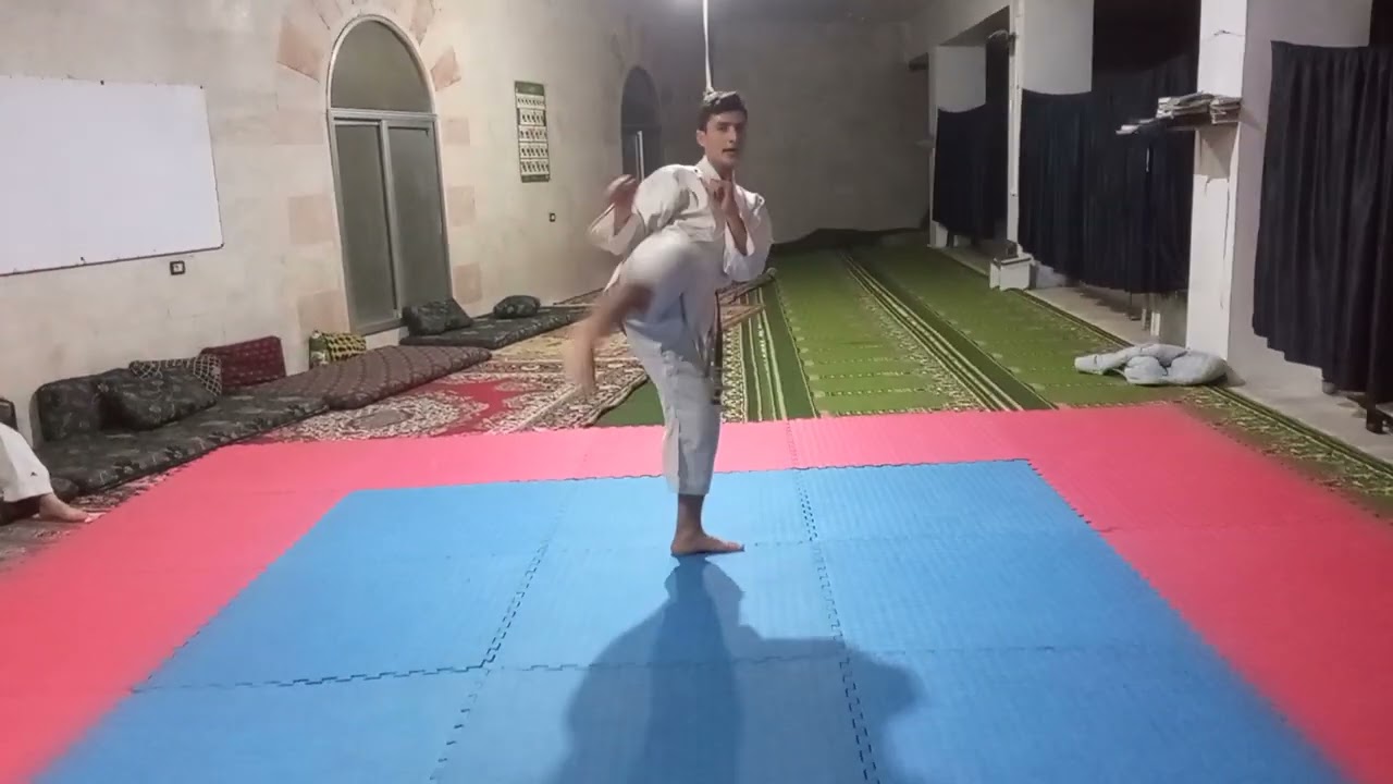 برنامج اختبار الحزام الاسود ١ دان أداء البطل محمد زكريا