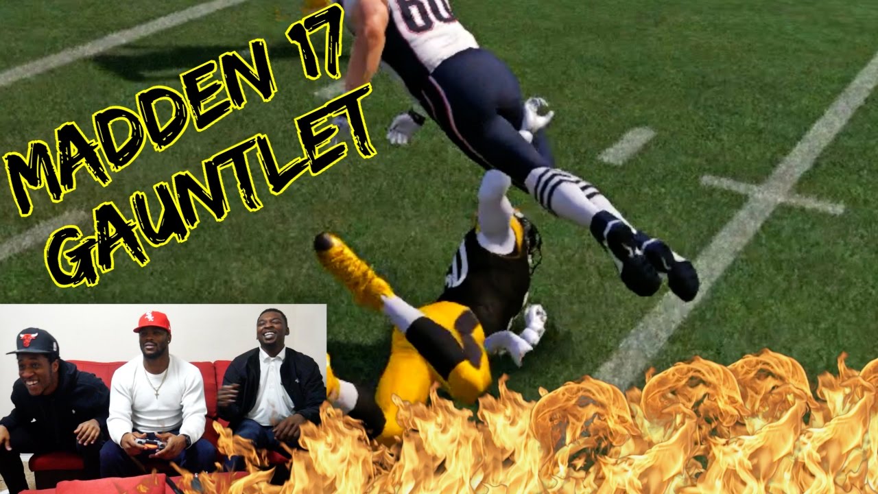 MOST INSANE MADDEN 17 GAUNTLET CHALLENGE EVER! WE ALL TRASH LMAO! | StaxMontana